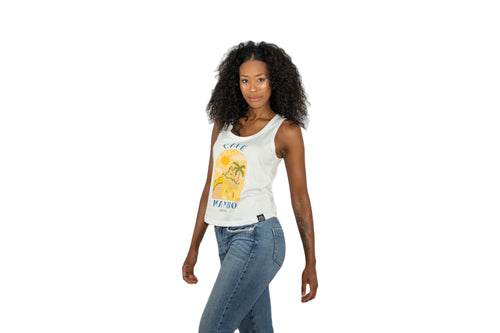 MAMBO LADIES VEST  WHITE