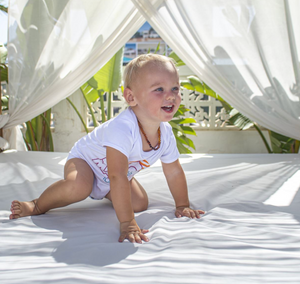 Mambo Baby Grow classic White